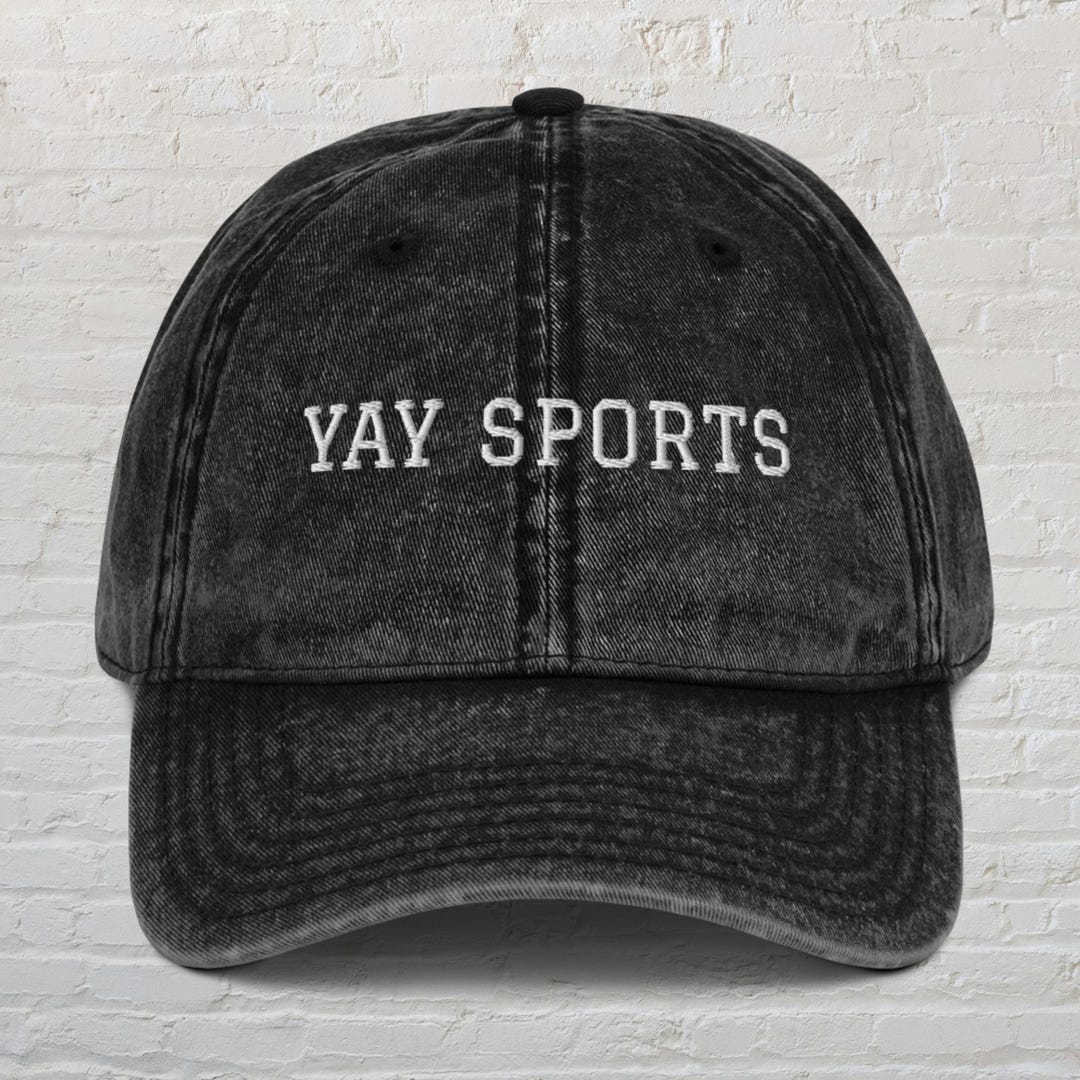 Yay Sports Hat, Funny Womens Sports Hat, Game Day Hat  display picture 2