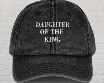 Daughter Of The King Hat, Christian Woman Hat, Jesus Hat, Faith Based Hat, Gift For Christian Woman, Bible Verse Hat, Trendy Christian Merch