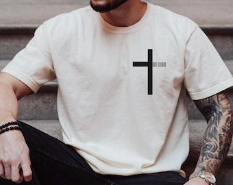 Chemise Dieu est bon, chemise verset de la Bible, chemise religieuse, t-shirt chrétien, merch chrétien, chemise foi, cadeau chrétien, chemise Jésus couleurs confort