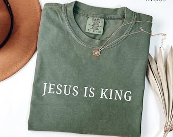 Jesus Is King Christian Shirt, Bible Verse Shirt, Religious TShirt, Faith Based  Shirt,Christ Is King Shirt,Religious Gift,Christian Sweater