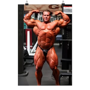 Jay Cutler Premium Bodybuilding Poster
