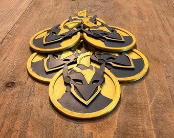 Fortnight Chapter 5 Season  2 Boss Ares Society Medallions , Zeus , Cerberus , Hades, Battle Royale, Peter Griffin