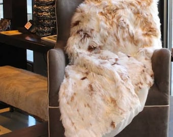 Alpaca fur throw - genuine Alpaca fur throw - handmade in Peru, Alpaca real fur throw blanket, Plush Very Soft throw, Alpaca fur throw