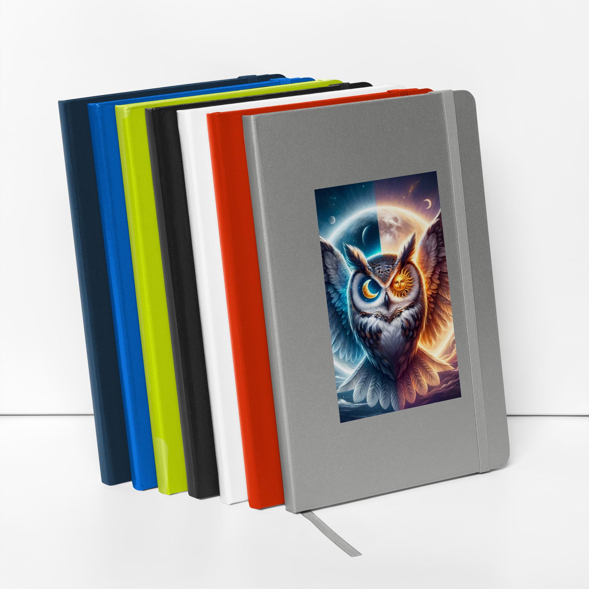Magical Owl Hardcover Notebook - Lined Journal with Elastic Closure and Ribbon Marker Perfect Gift f