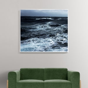 Ocean Waves Print, Ocean Print, Sea Wall Art, Sea Print INSTANT DOWNLOAD Printable Art, Sea Photo Print, Minimalist Art, Blue Wall Art zdjęcie 9