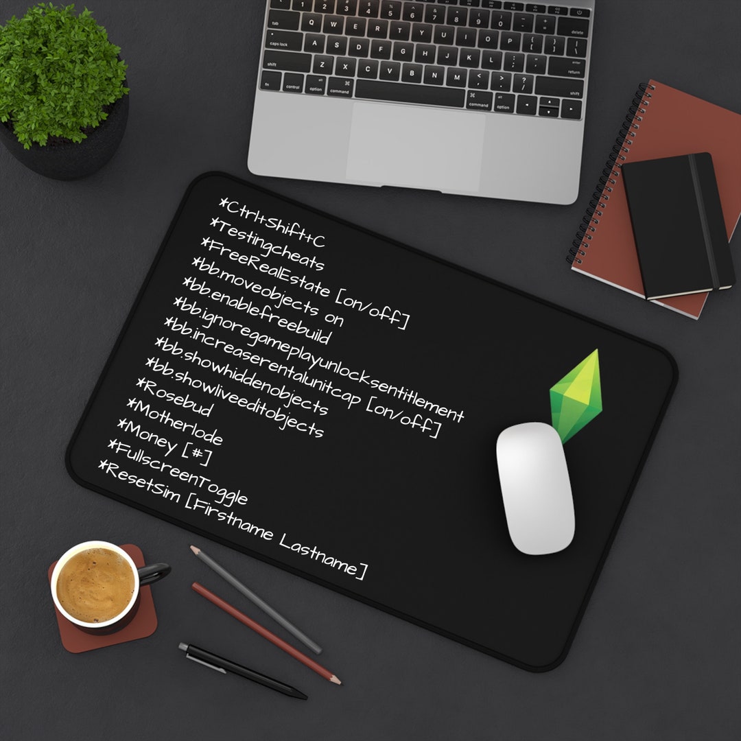 Sims Mouse Pad Sims4 Cheats Cheatcodes Gaming Fan Cute Funny Handy