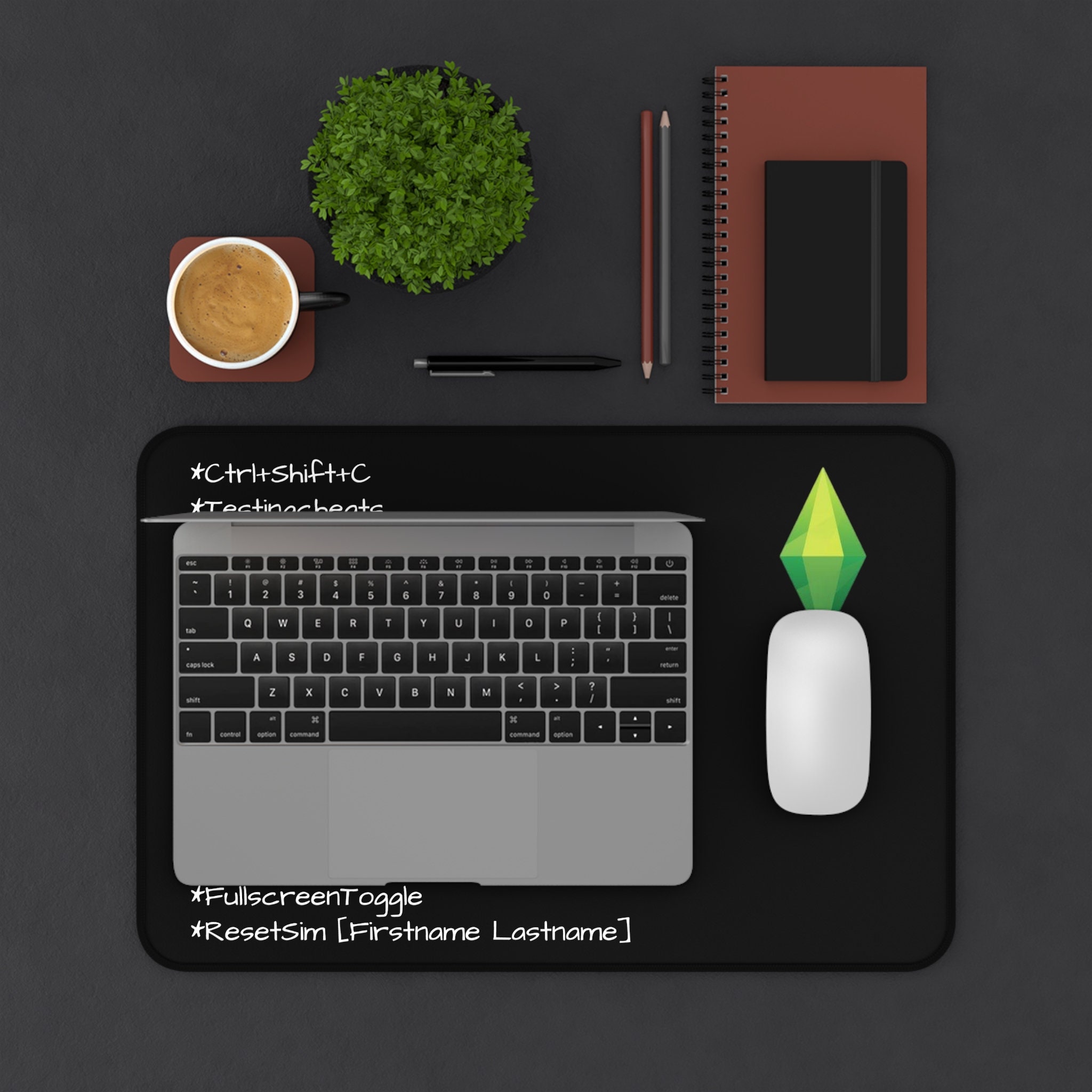 Sims Mouse Pad Sims4 Cheats Cheatcodes Gaming Fan Cute Funny Handy