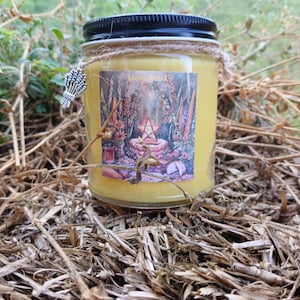 Lughnasadh  Candle/Lammas Soy Candle/Lughnasadh Blessing/First Harvest