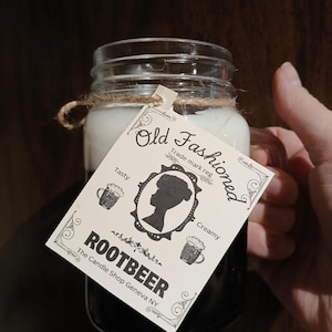 Root Beer Candle/Gel Candle/Scented Root Beer Candle/Root Beer Float Candle/Great Gift!