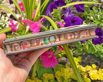 The Hobbit Fore-edge Book Painting The Shire Frodo Baggins Gandalf Hand-Painted Collectible READ DESCRIPTION