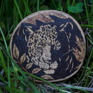 Jaguar Wood Burning