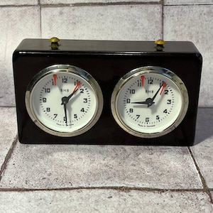 Mechanical chess clock BHB German vintage chess clock