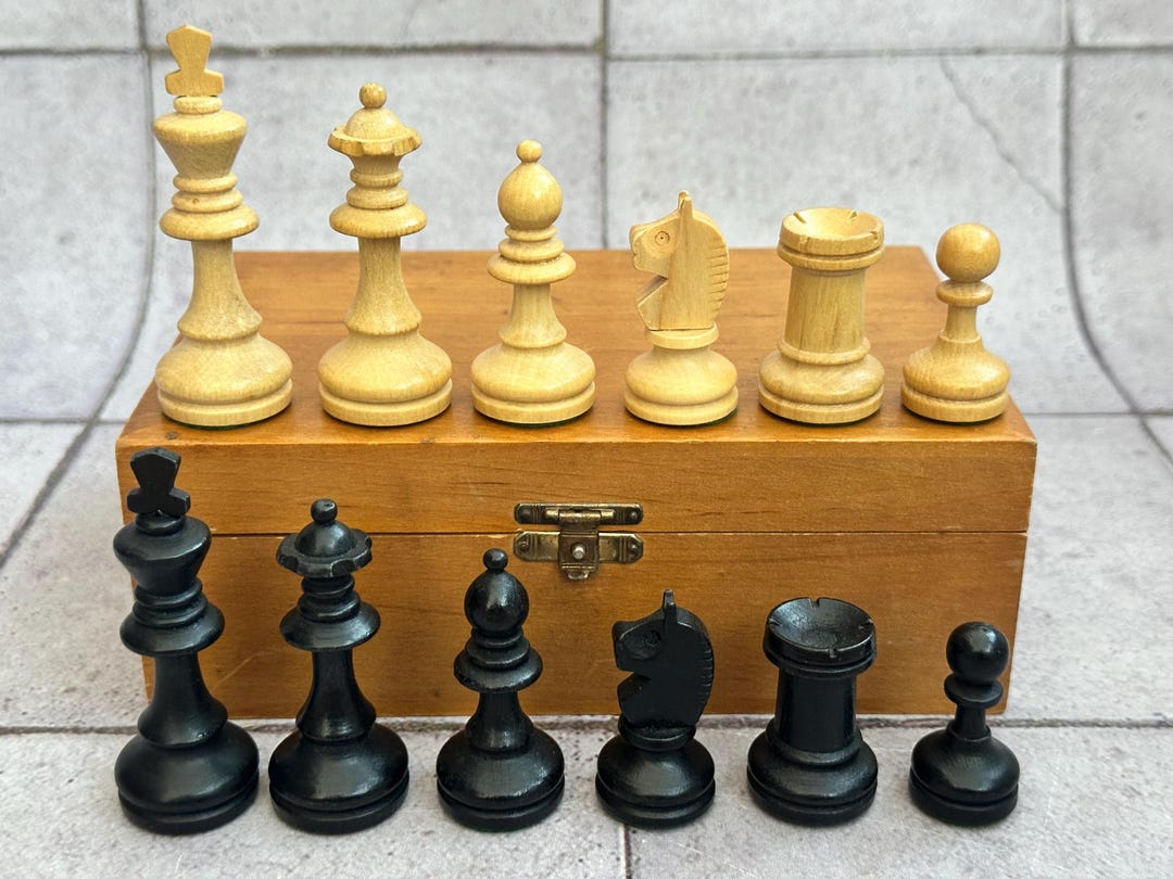 Germany Chess Set 80s Vintage in Original Chess Box in Good Condition ...