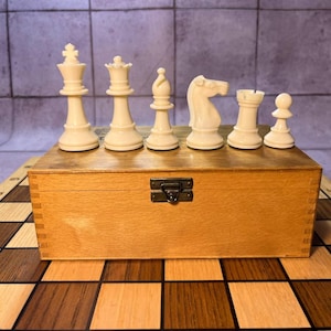 Vintage Germany plastic chess set 70s vintage in good condition. Great gift for mens and collectors!