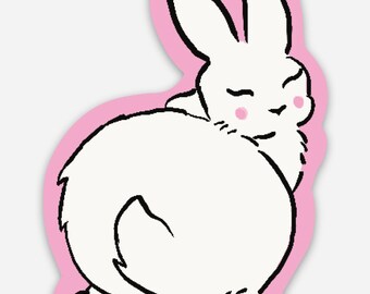 Sticker lapin butin