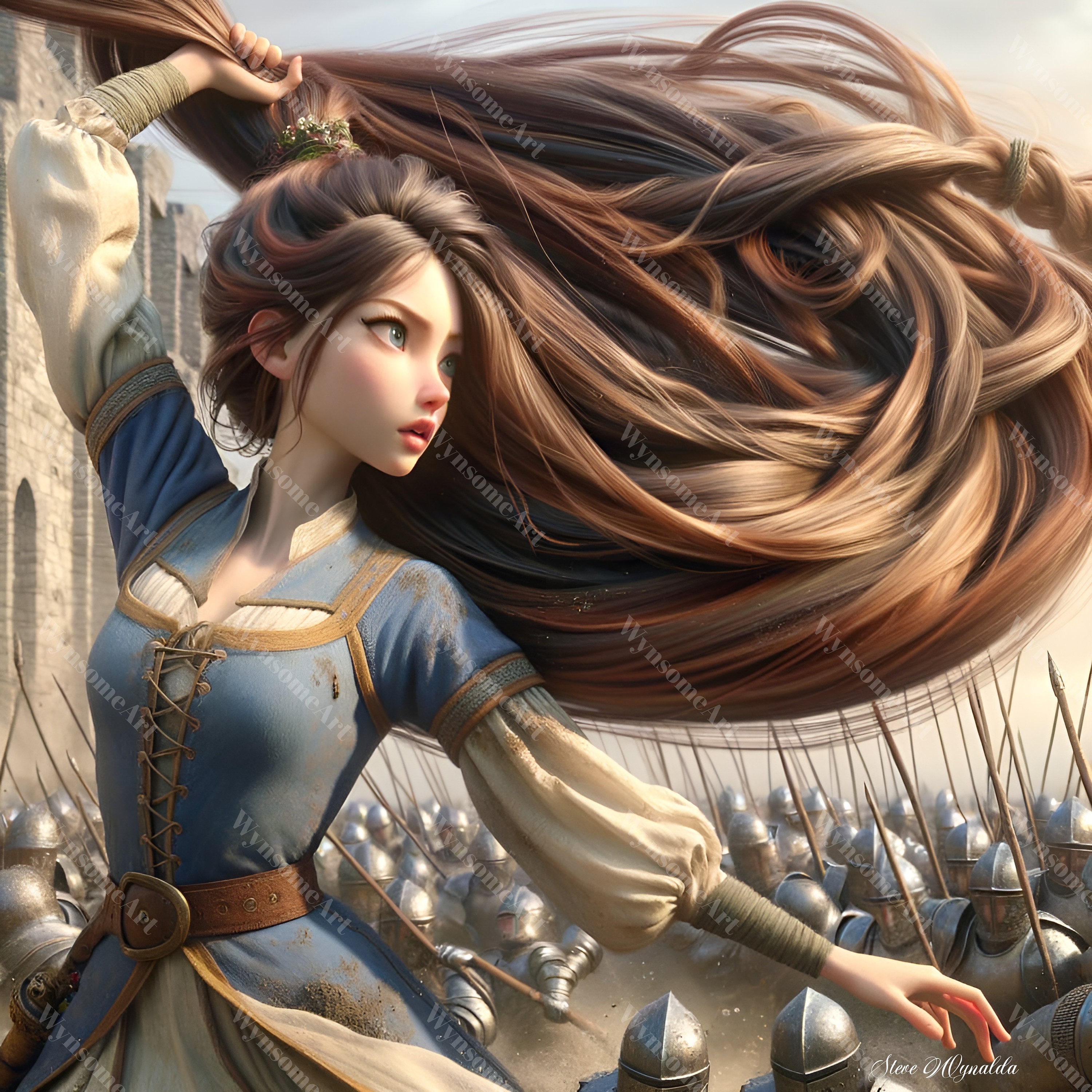 Rapunzel Makes a Stand - Etsy