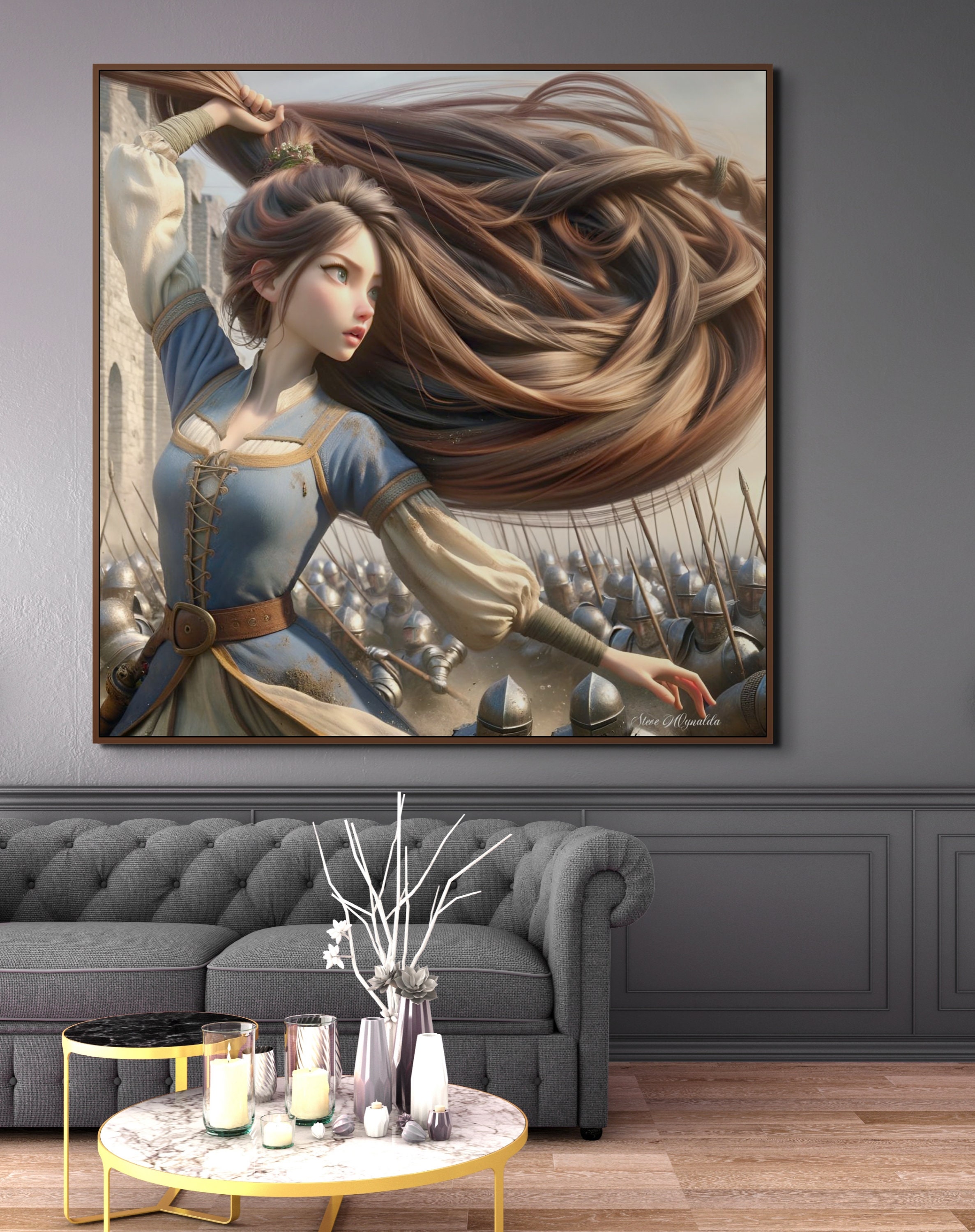 Rapunzel Makes a Stand - Etsy