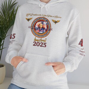 President Trump 2025 Inauguration Hoodie Sweatshirt, Commemorative Gift for Trump Supporters, Donald Trump Inauguration Day Pullover,