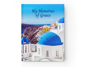 Diario en blanco Mis recuerdos de Grecia