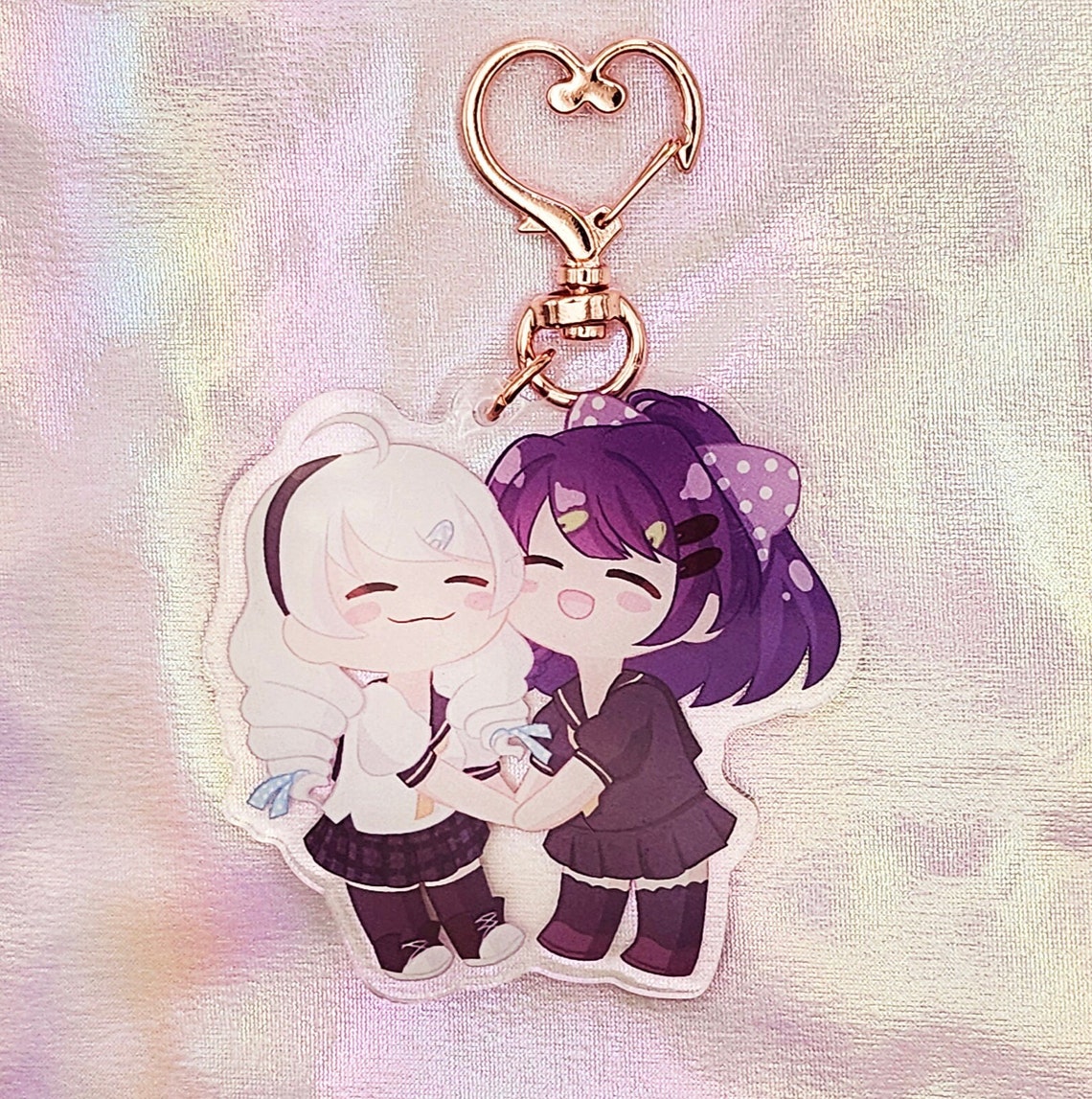 Honkai Impact Kiana Mei Acrylic Charm Etsy