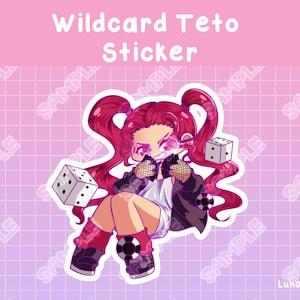 Kasane Teto Wildcard Sticker