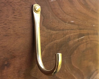 Hand Forged Bronze J Hook