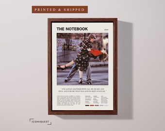 Poster zu „The Notebook“ | Nick Cassavetes | Minimalistische Vintage-Kunst | Zitat aus Retro-Filmen | Individuelles Filmposter | Digitaler Download & Druckoptionen