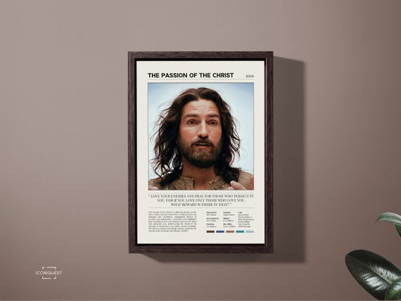 The Pᴀssion of the Christ Movie Poster | Mel Gibson | Jesus Christ |  Vintage Minimalist Poster | Film Quote | Digital Download & Print - Etsy
