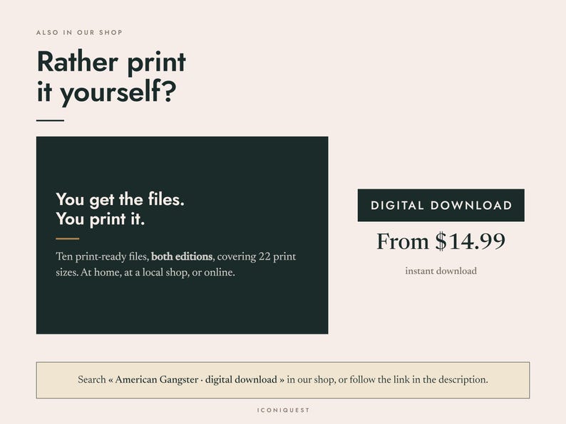 This poster is also sold as an instant digital download in our shop, with both the Light and the Dark edition included