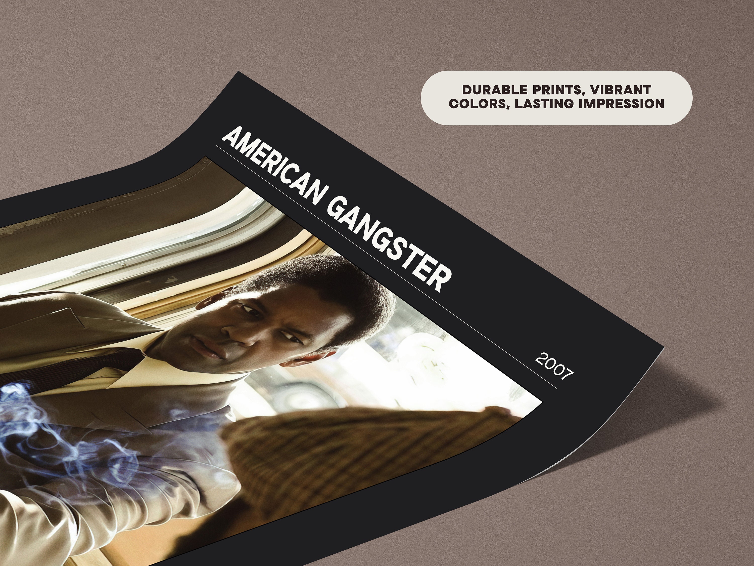 AMERICAN GANGSTER MOVIE POSTER 2 Sided ORIGINAL DENZEL