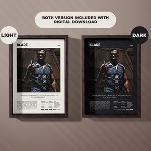 Blade Movie Poster | Wesley Snipes | Marvel Film | Stephen Norrington ...