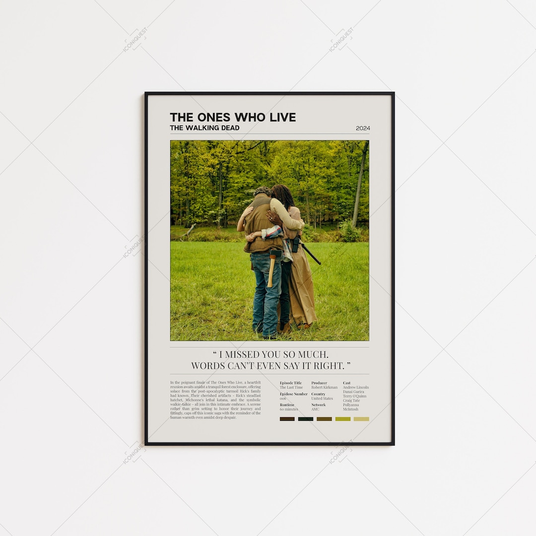 The Ones Who Live TV Show Poster the Walking Dead Rick Grimes Andrew ...