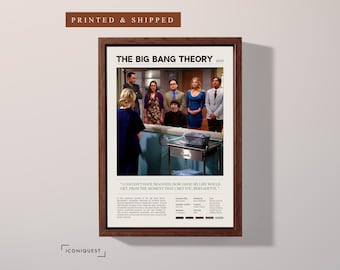 The Big Bang Theory TV Show Poster (2007), Hospital Scene, Minimalist Wall Decor, Museum-Quality Matte 250gsm