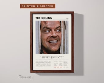 The Shining Movie Poster (1980), Minimalist Wall Decor, Museum-Quality Matte 250gsm