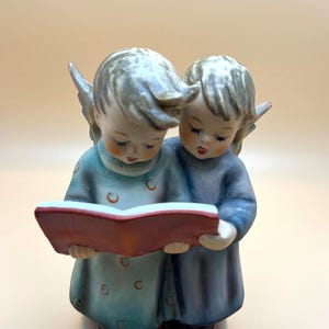 Hummel Figurine &quot;Angel Duet&quot; Marked 1968