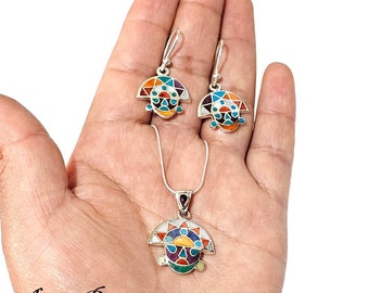 Set Untersetzer der Platten 950 con piedra naturales