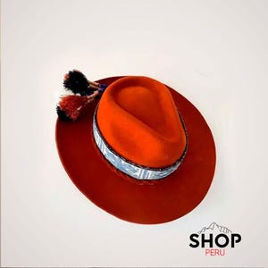 Elegant Wide-Brim Felt Hat with Handwoven Band