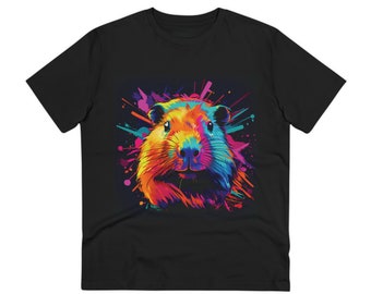 Pop Art Capybara Graphic T-shirt - Unisex
