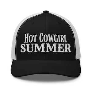 Hot Cowgirl Summer Retro Trucker Hat
