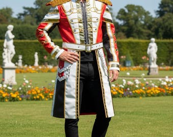 Gabardina de desfile para niños, adultos, hombres y mujeres