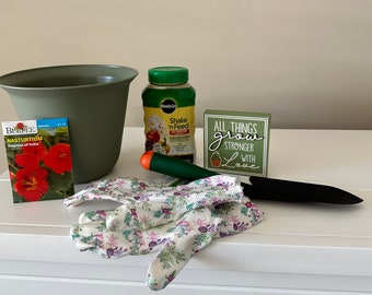 Plant My Pot - Geschenktopf (rote Blumensamen)