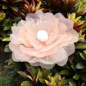 Fiori di rosa di seta di grandi dimensioni da 60 cm, fiori artificiali grandi per decorazioni per eventi nuziali, layout del palco, decorazioni per baby shower, sfilate di nozze, fotografia