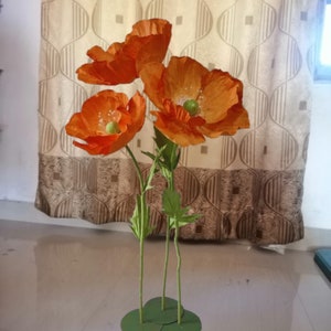 Grandes têtes de pivoines en papier de 50 cm de diamètre pour décoration d'événement, toile de fond de fête d'anniversaire, décoration de chambre d'enfant Déco florale écologique image 1