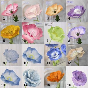 Paper Peony Flowers Large 50cm Diameter Heads for Event Decoration, Birthday Party Backdrop, Kids Room Decor Eco-Friendly Floral Déco image 2