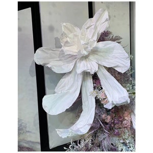 Fiore di iris gigante da 120 cm, fiore di carta di grandi dimensioni per la decorazione dell'ingresso della sala per matrimoni, sfondo per festa di compleanno e addio al nubilato