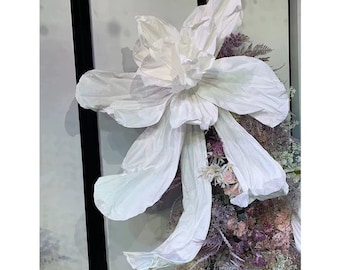 Fleur d'iris géante 120 cm fleur en papier surdimensionnée pour décoration d'entrée de salle de mariage douche nuptiale fête d'anniversaire toile de fond décor