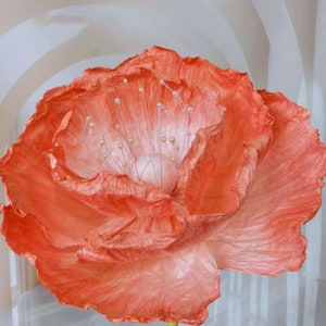 Paper Peony Flowers Large 50cm Diameter Heads for Event Decoration, Birthday Party Backdrop, Kids Room Decor Eco-Friendly Floral Déco image 8