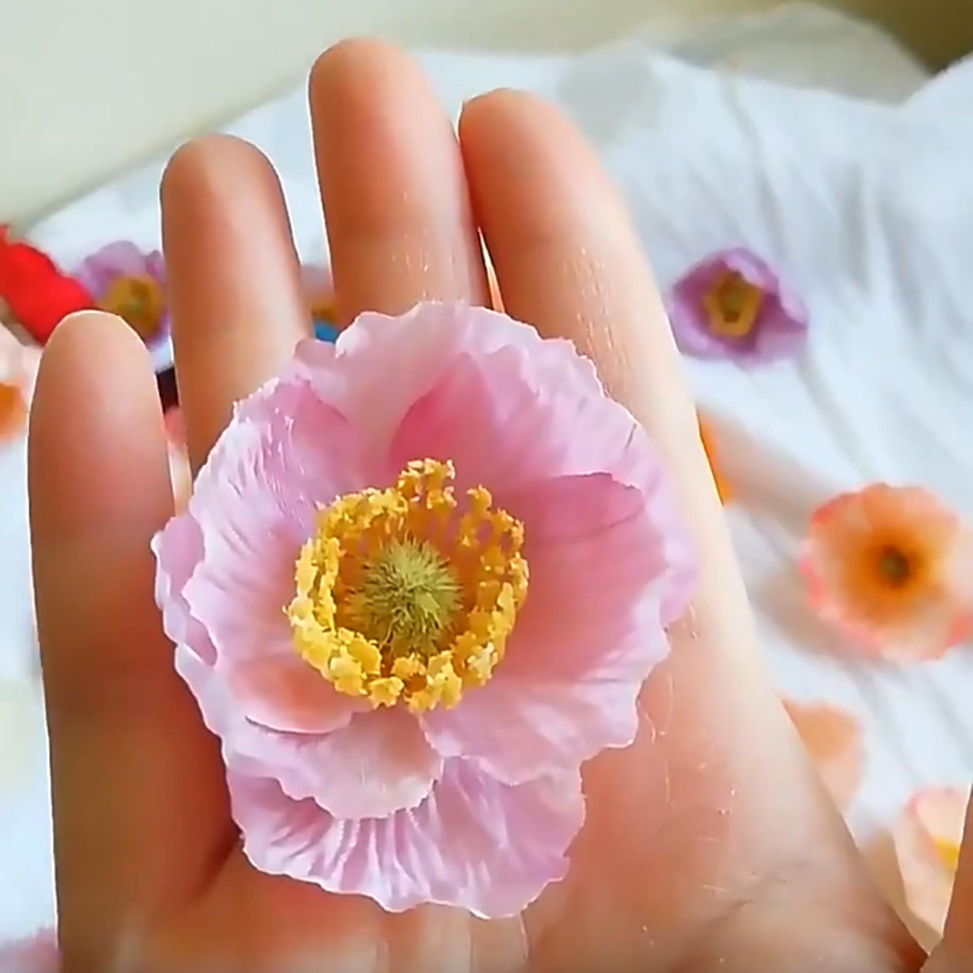 Poppy Flower Dress - Etsy