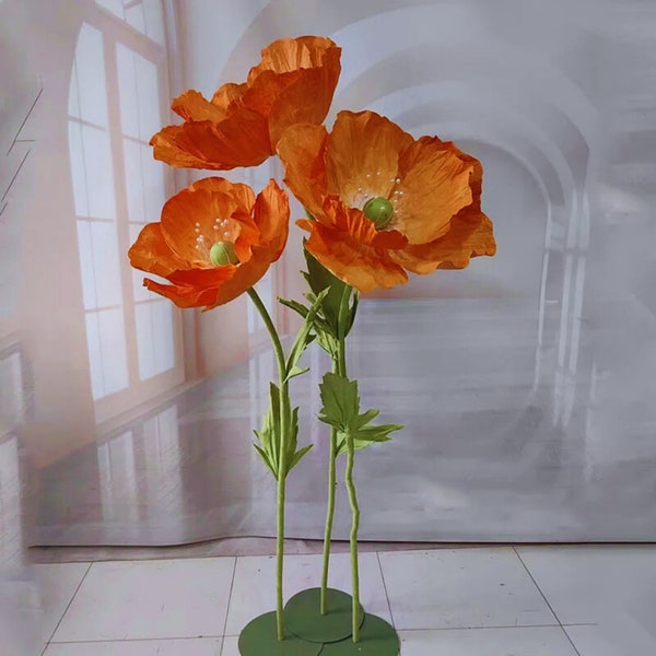 Grandes têtes de pivoines en papier de 50 cm de diamètre pour décoration d'événement, toile de fond de fête d'anniversaire, décoration de chambre d'enfant - Déco florale écologique