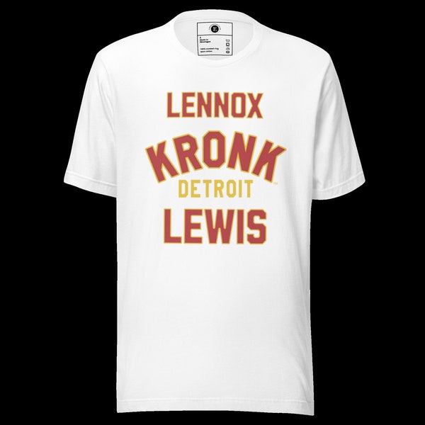 Lennox Lewis Kronk Detroit Unisex T-Shirt